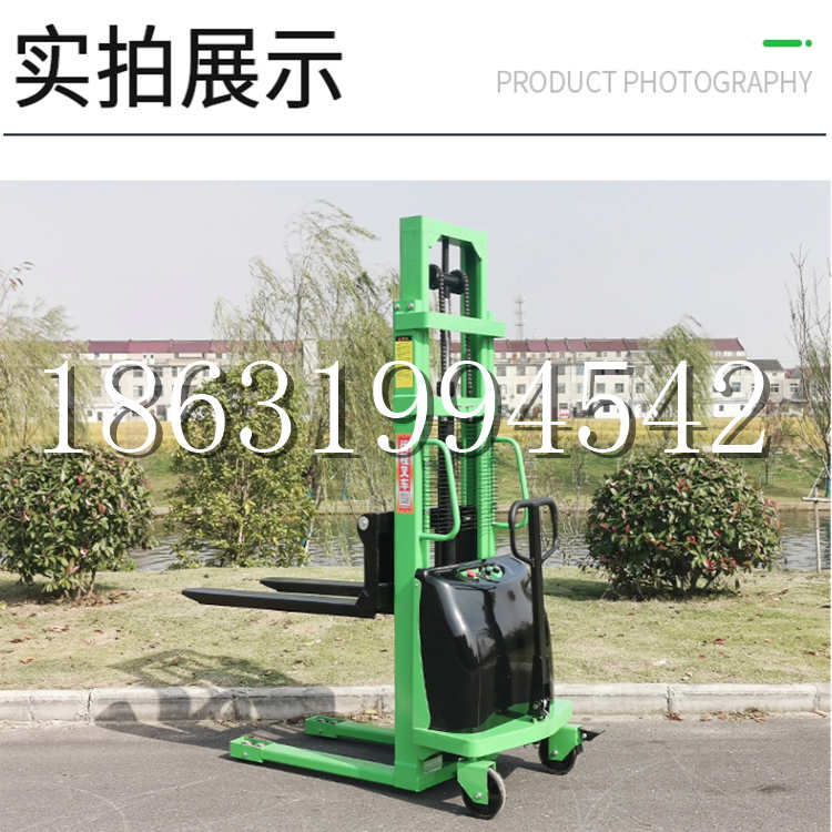 海南藏族自治州电动叉车堆高车液压铲车电瓶1吨2吨站驾步行式小型全自动叉车